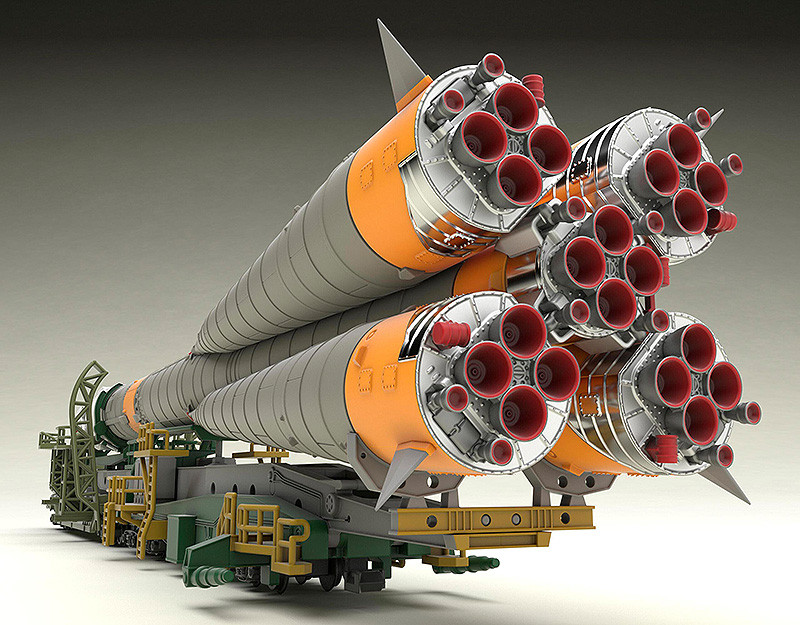 Soyuz TMA Rocket Soviet Russian Space Program 1/144 Handcrafted Desktop Model 