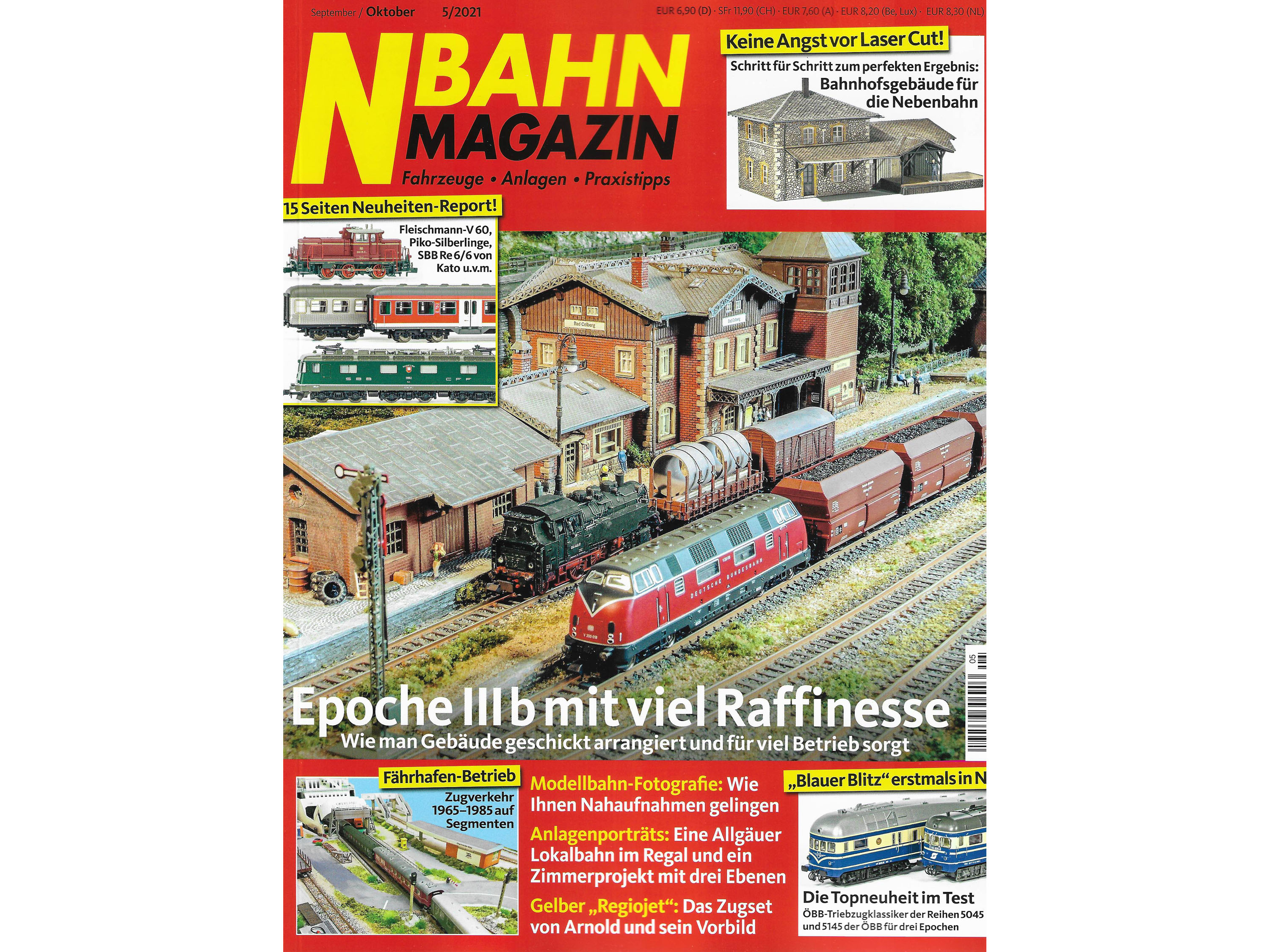 ungelesen N Bahn Magazin November/Dezember 6/2020 . Popfarben . NEU 