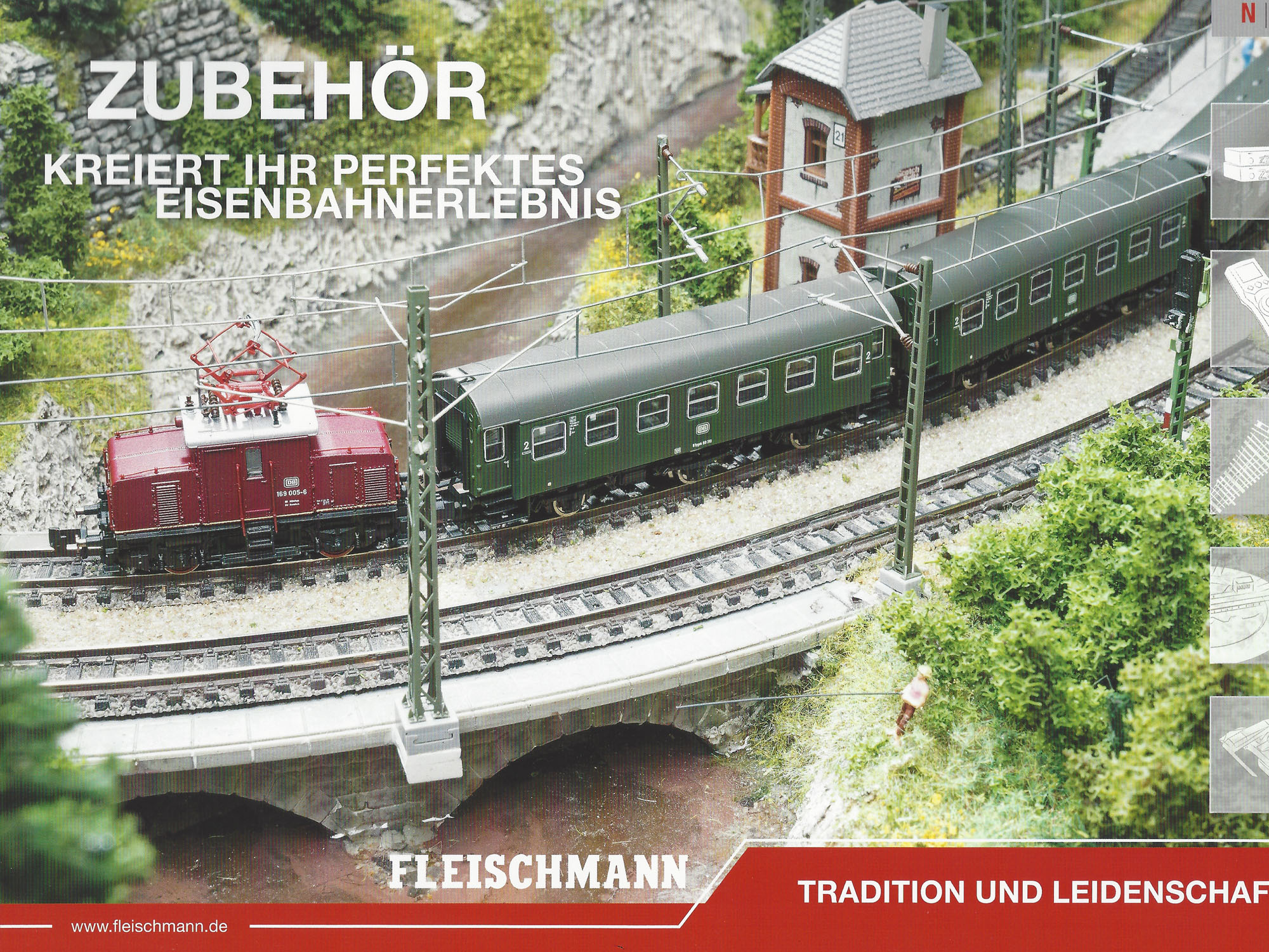 Neuf Fleischmann 991923 accessoires-catalogue 2019 pour piste h0/n 