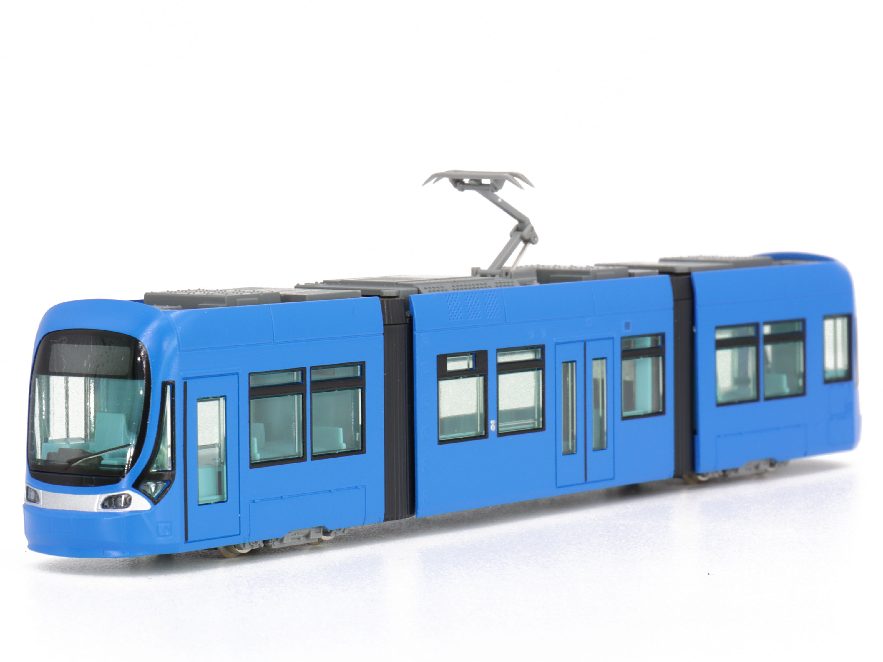 Kato 14-805-1: My Tram Hiroden 1000 LRT tramway bleu 1:150